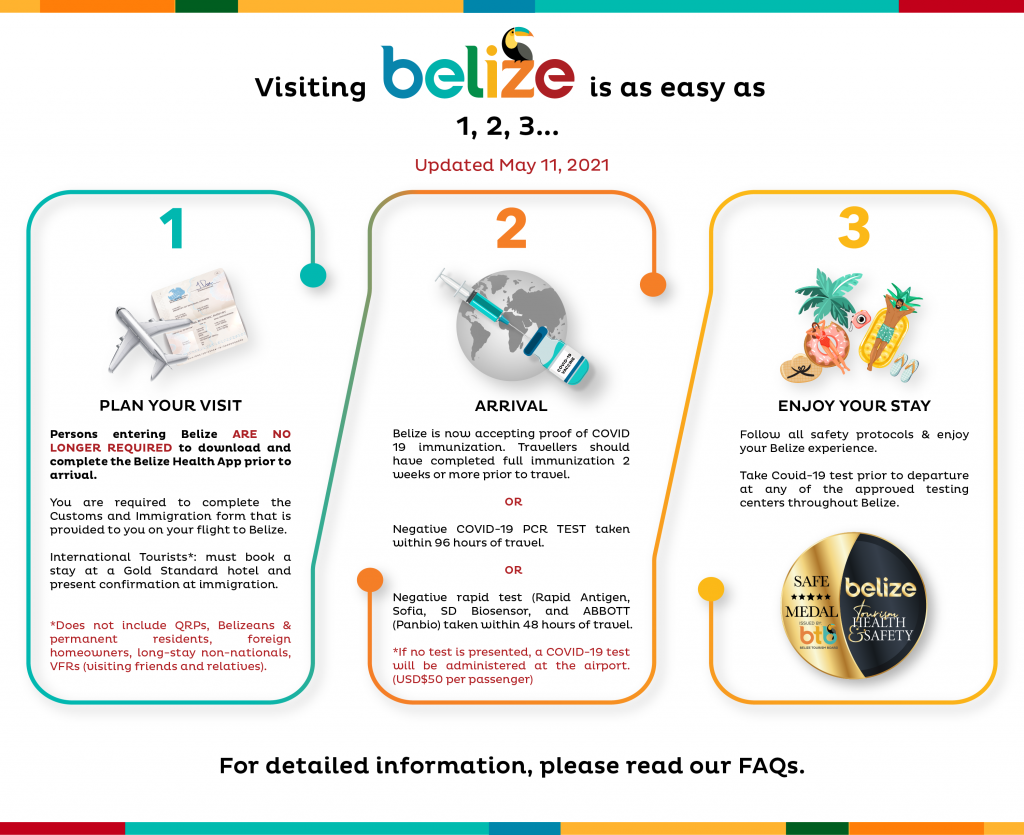vaccinated-travelers-enter-belize-3-steps